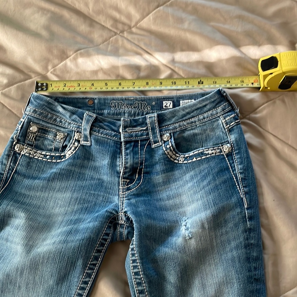 Miss Me slim boot cut jeans.